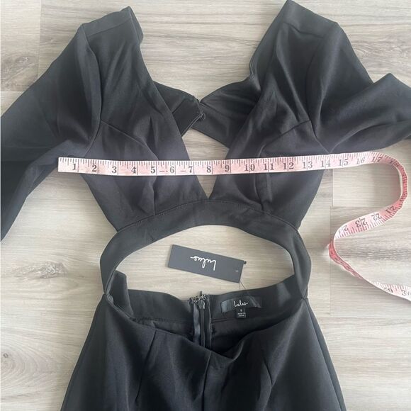 Lulu's Black Cutout Jumpsuit - Picture 8 of 8